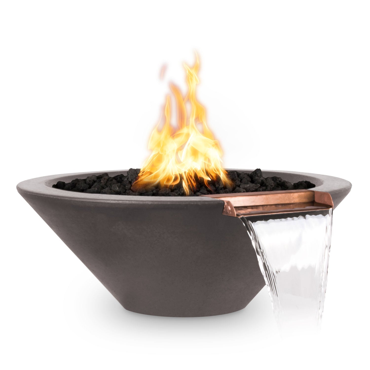 Cazo Fire & Water Bowl - GFRC Concrete - 31"