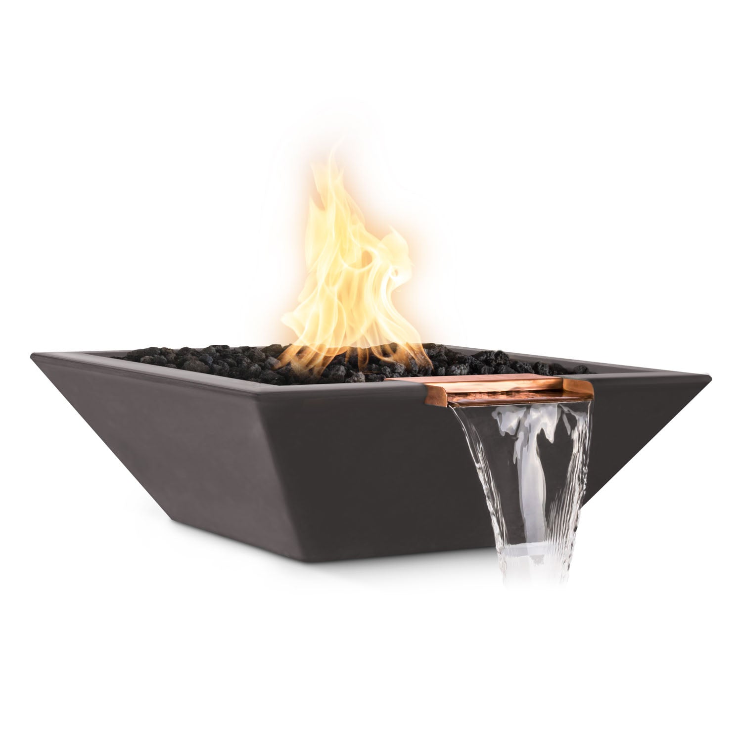 Maya Fire & Water Bowl - GFRC Concrete - 24"