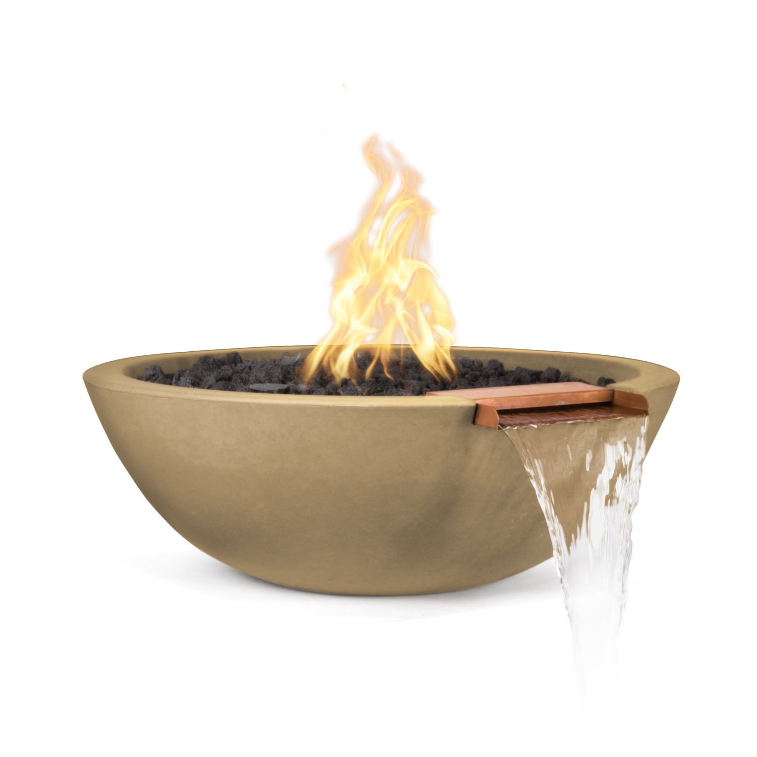 Sedona Fire & Water Bowl - GFRC Concrete - 27"