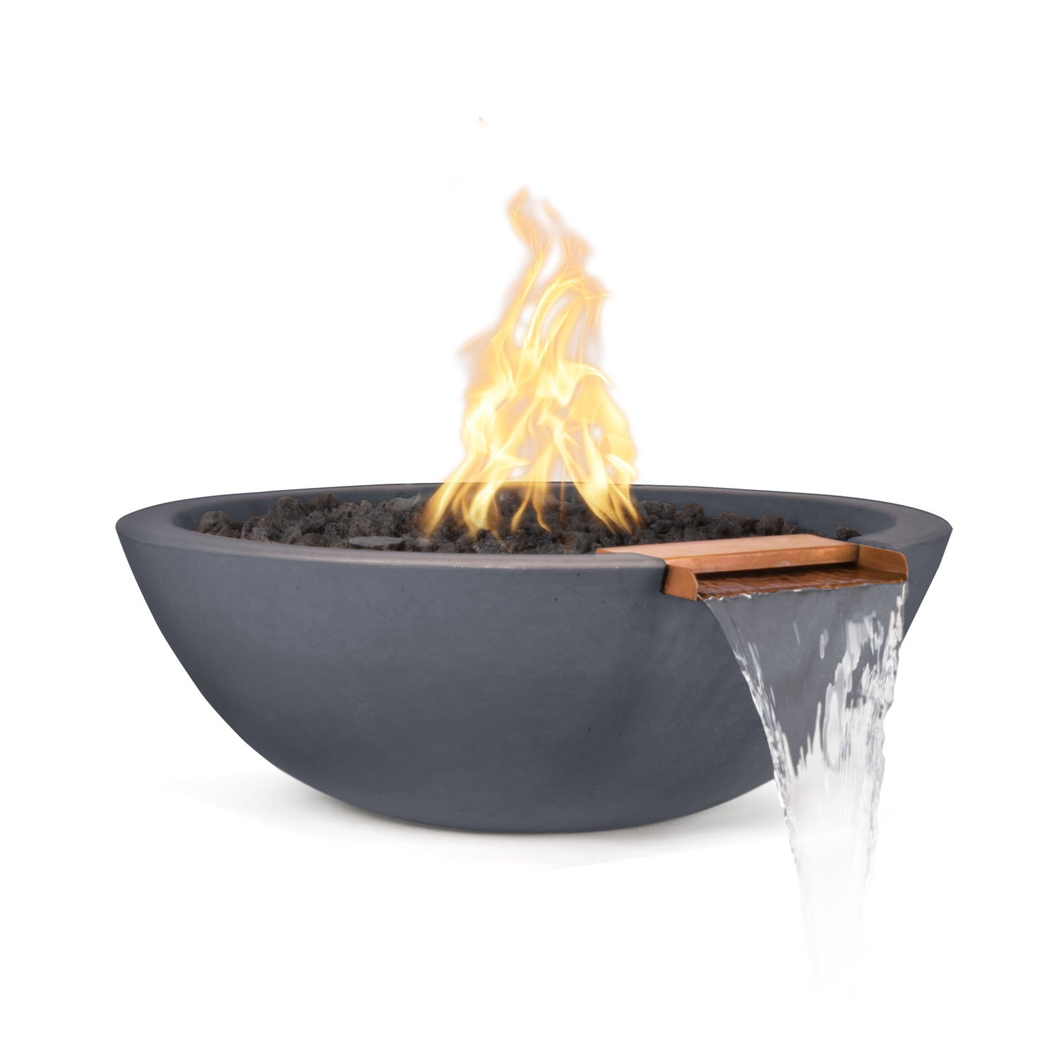 Sedona Fire & Water Bowl - GFRC Concrete - 27"