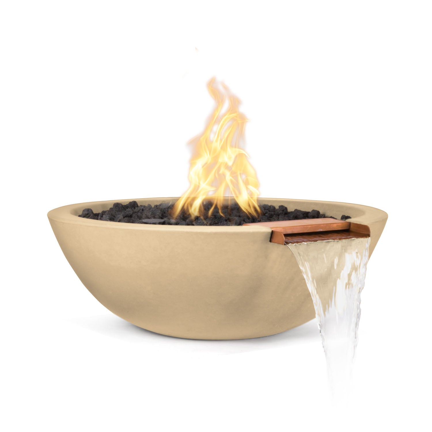 Sedona Fire & Water Bowl - GFRC Concrete - 33"