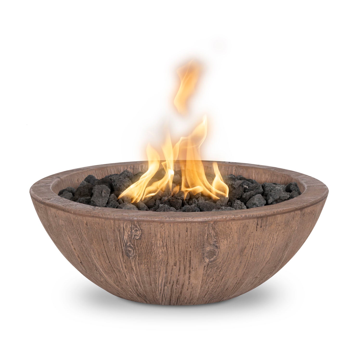 Sedona Fire Bowl - GFRC Wood Grain - 27"